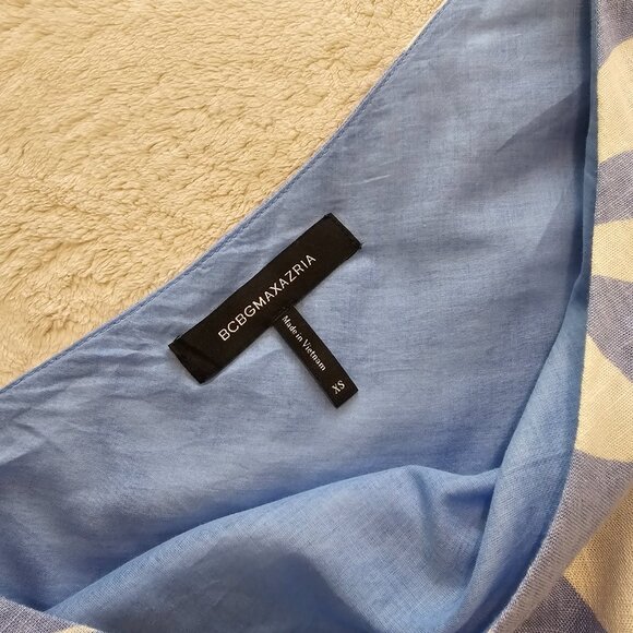 BCBGMAXAZRIA - One Shoulder Midi Floral Dress in size XS - Picture 5 of 7